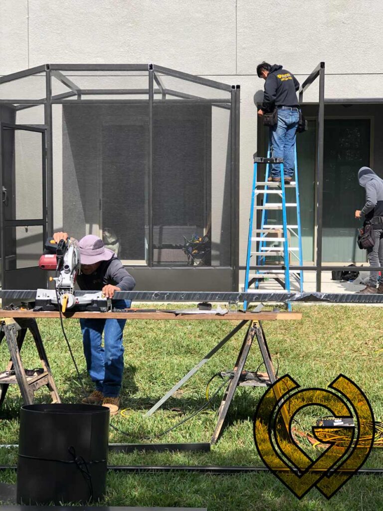 Patio screening reparis orlando